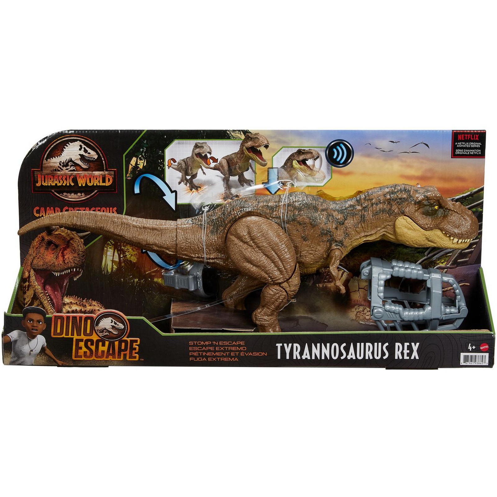 Фигурка Jurassic World Атакующий Тирекс GWD67 купить по цене 2999 ₽ в  интернет-магазине Детский мир