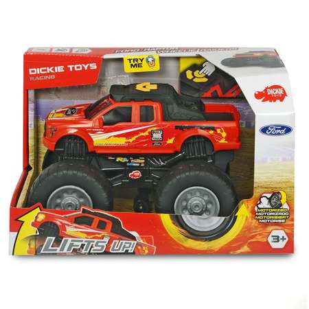 Машинка Dickie Монстр-трак Ford Raptor Красный 3764018