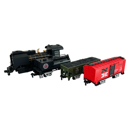 Детская железная дорога CS Toys на батарейках Classical Train 21 деталь 4 варианта сборки