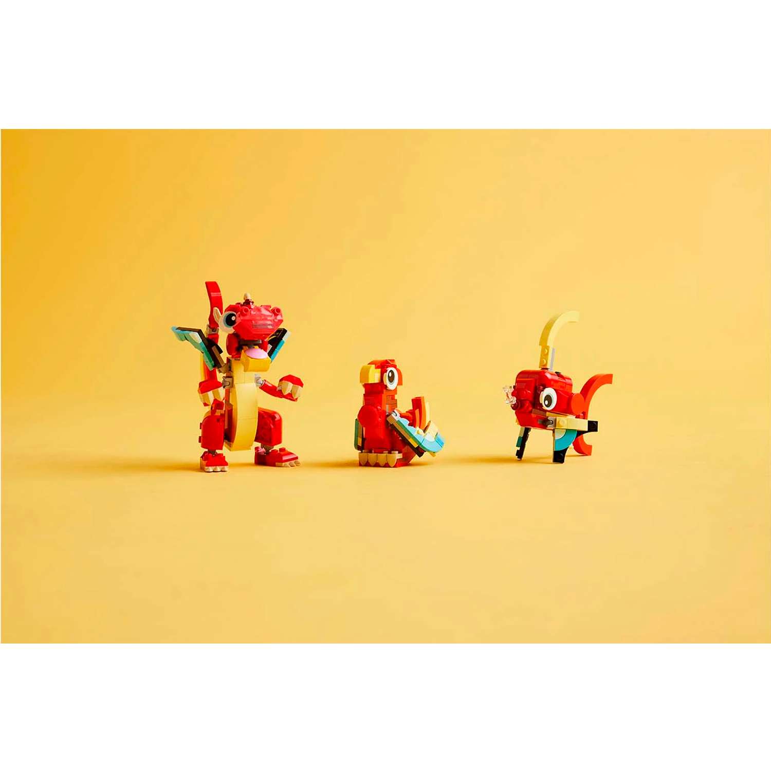Конструктор детский LEGO Creator 3-in-1 Красный дракон 31145 - фото 8