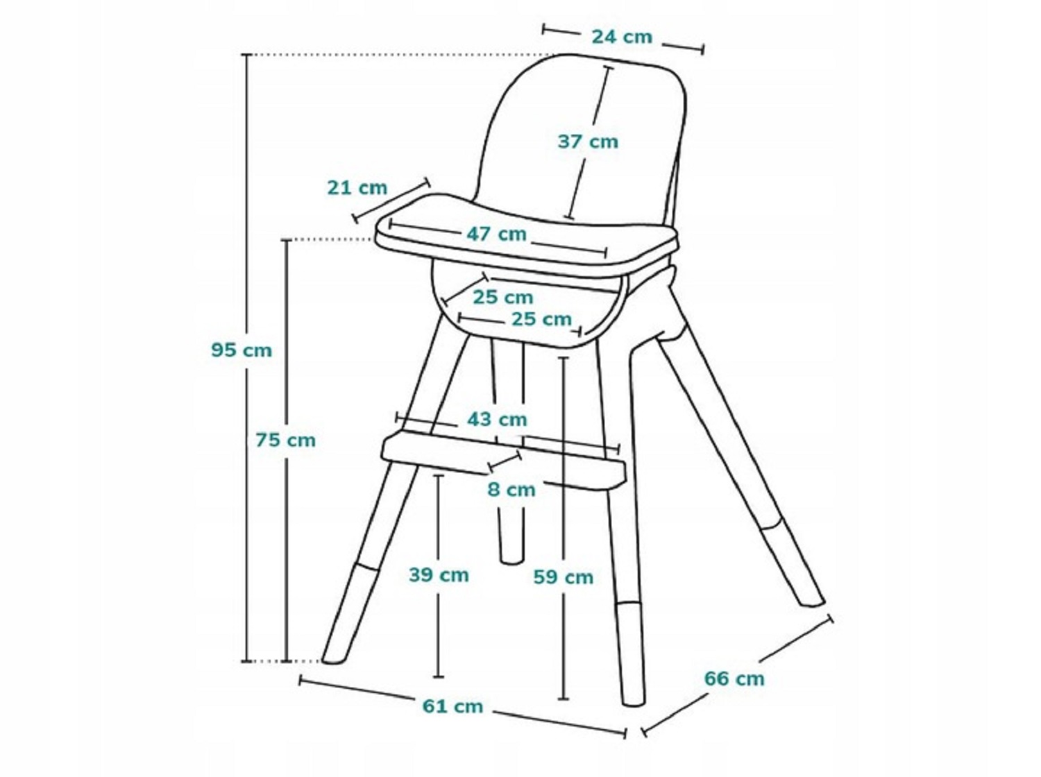 Стул для кормления Lionelo Mona Stone - фото 6