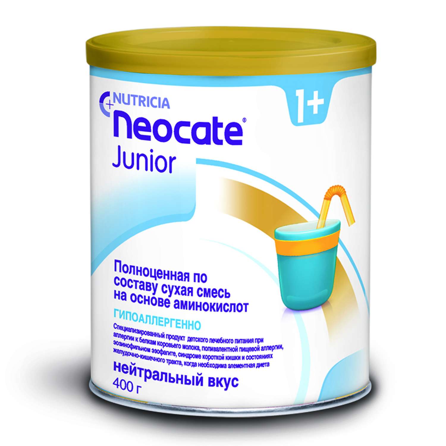 Смесь Nutricia Neocate Junior для детей с пищевой аллергией 400г c 12месяцев - фото 1