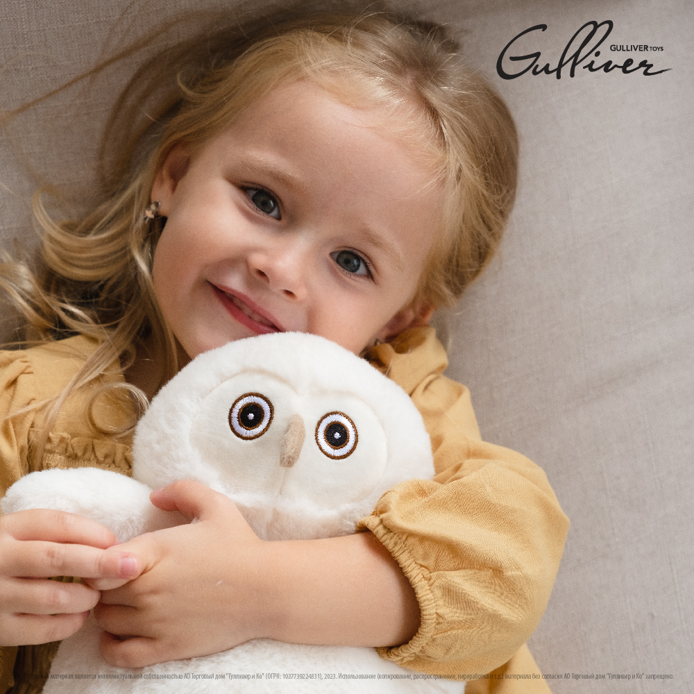 Игрушка мягкая Gulliver Toys Совушка София Белая 23см 83-Mc-OWL-3 - фото 13