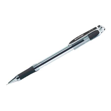 Ручка шариковая Berlingo I-10 черная 04мм грип набор 12 шт