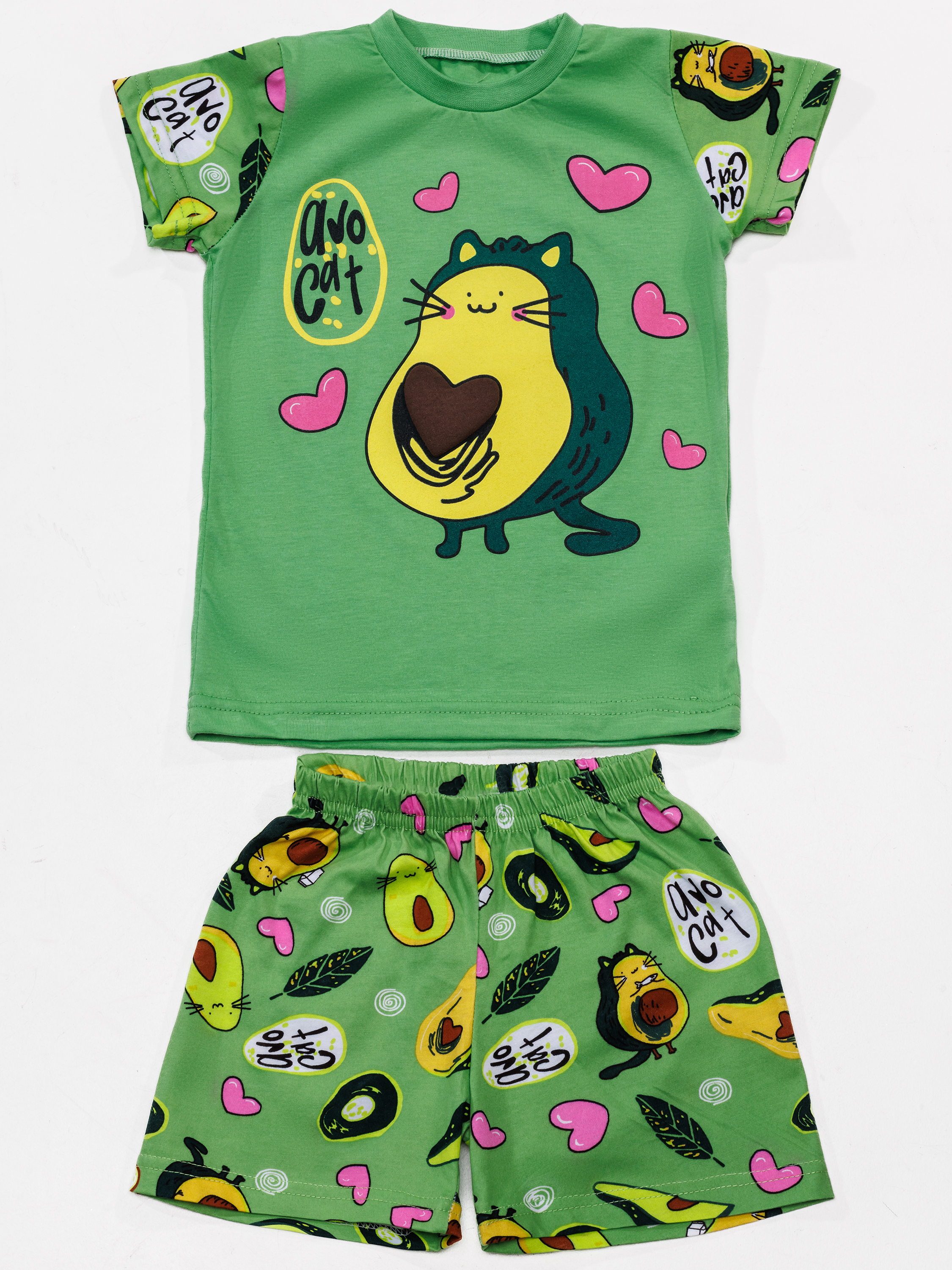 Пижама Babycollection pjm003/sph/k1/012/p2*dзеленый,розовый - фото 5