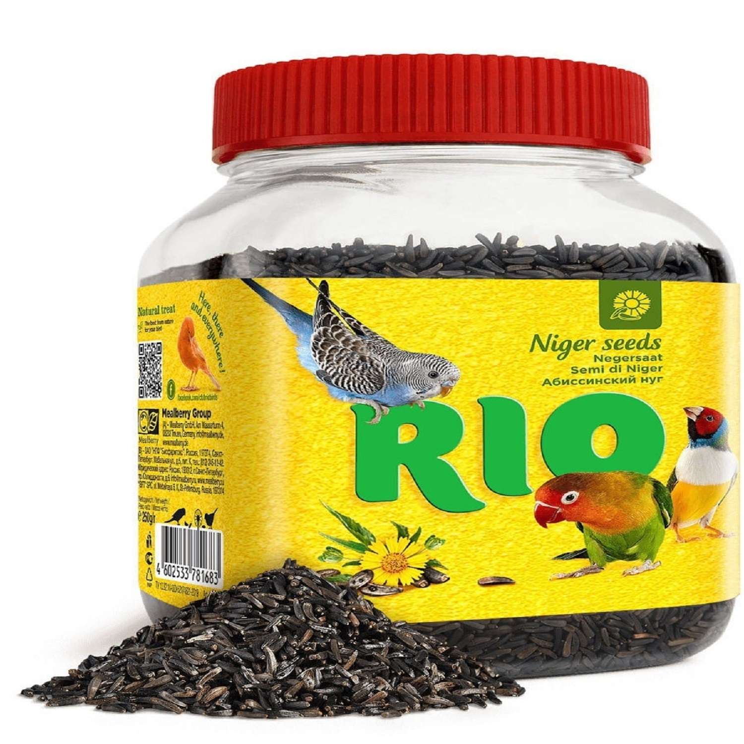 Лакомство для птиц RIO абиссинский нуг 250г - фото 1