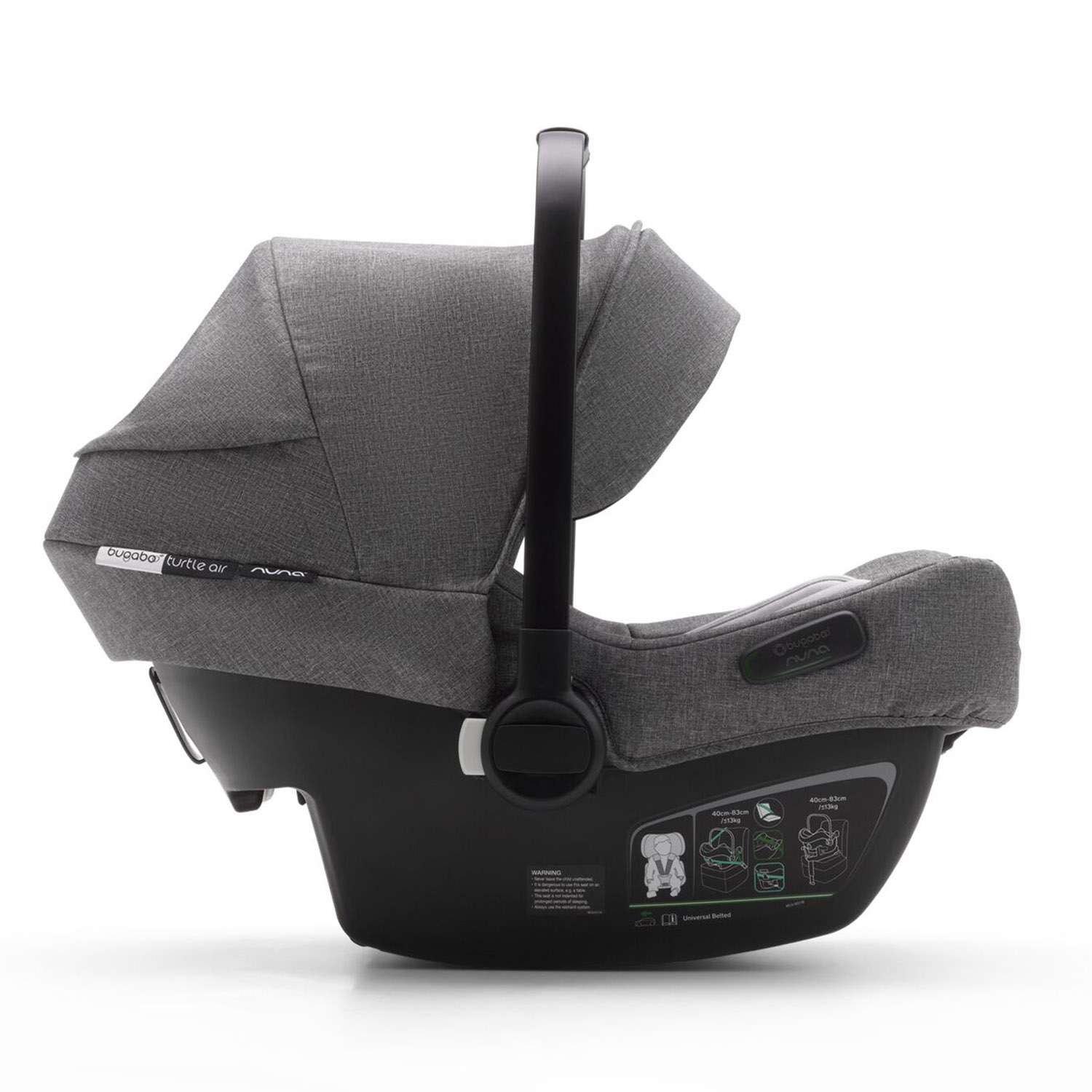 Автокресло Bugaboo Turtle Air by Nuna car seat Grey Melange 80801GR01 - фото 4