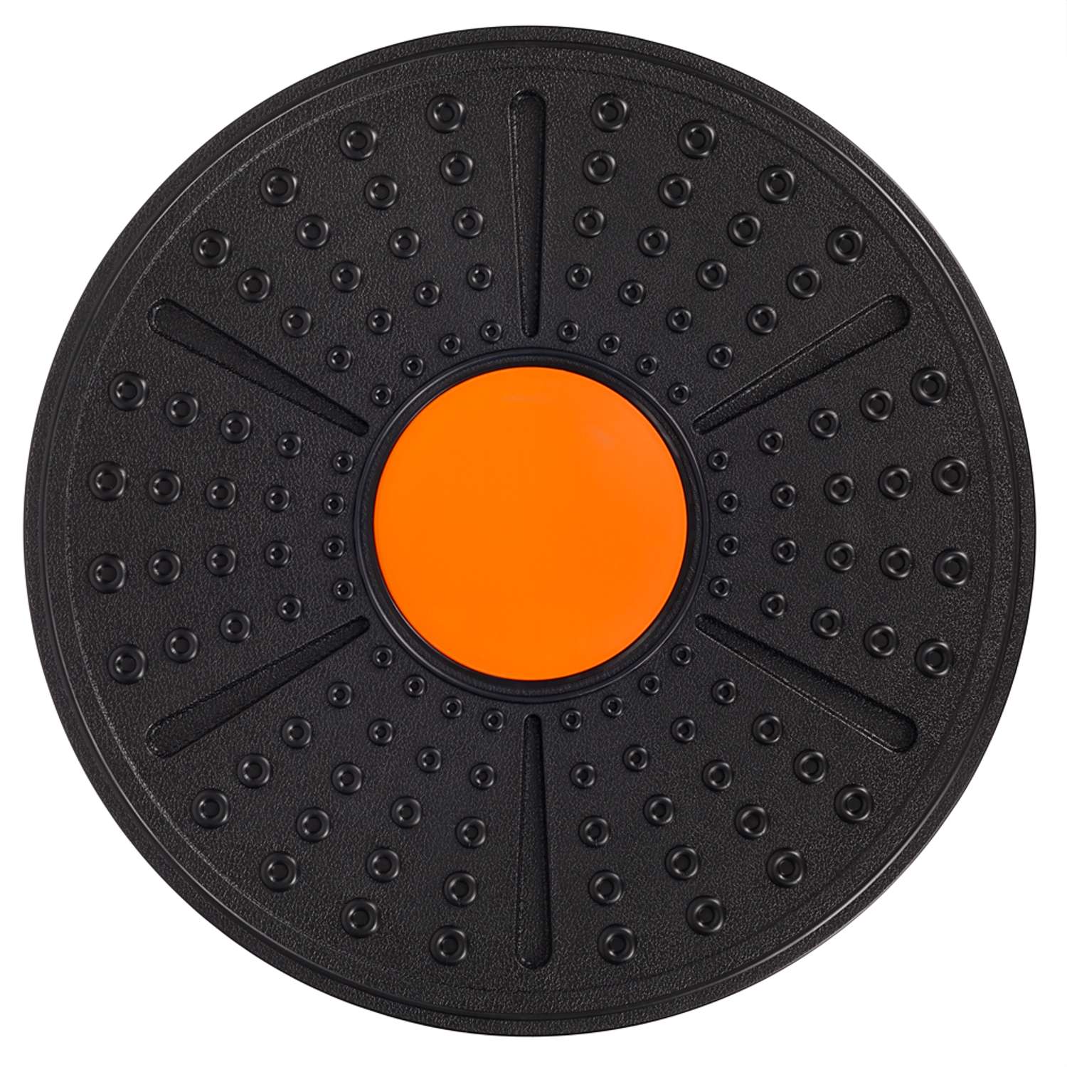 Балансировочный диск STRONG BODY платформа полусфера d 36 см черно-оранжевый - фото 3