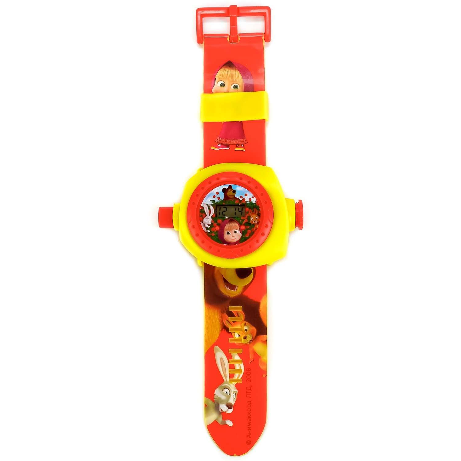 Игрушка-часы УМка Маша и медведь с проекцией 215352 - фото 2