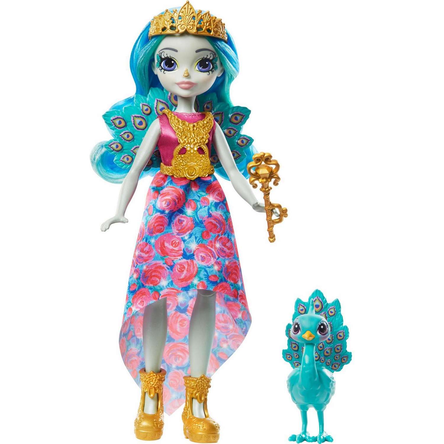 Кукла Enchantimals Королева Парадайз и Рейнбоу GYJ14 GYJ11 - фото 1