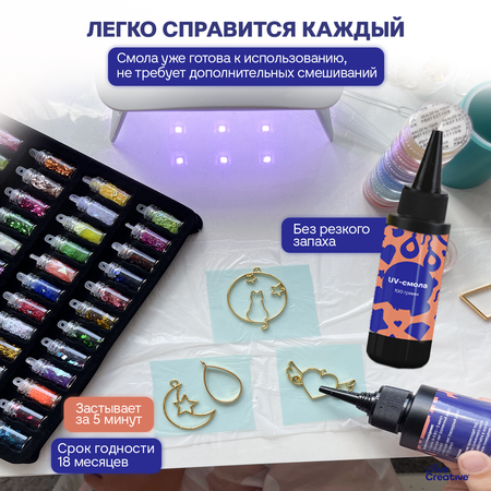 Набор для создания украшений Give Creative c эпоксидной смолой