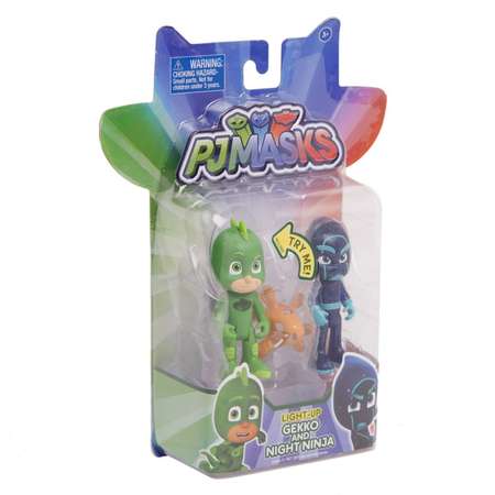 Игровой набор PJ masks Гекко (со световыми эффектами) и Ночной Ниндзя