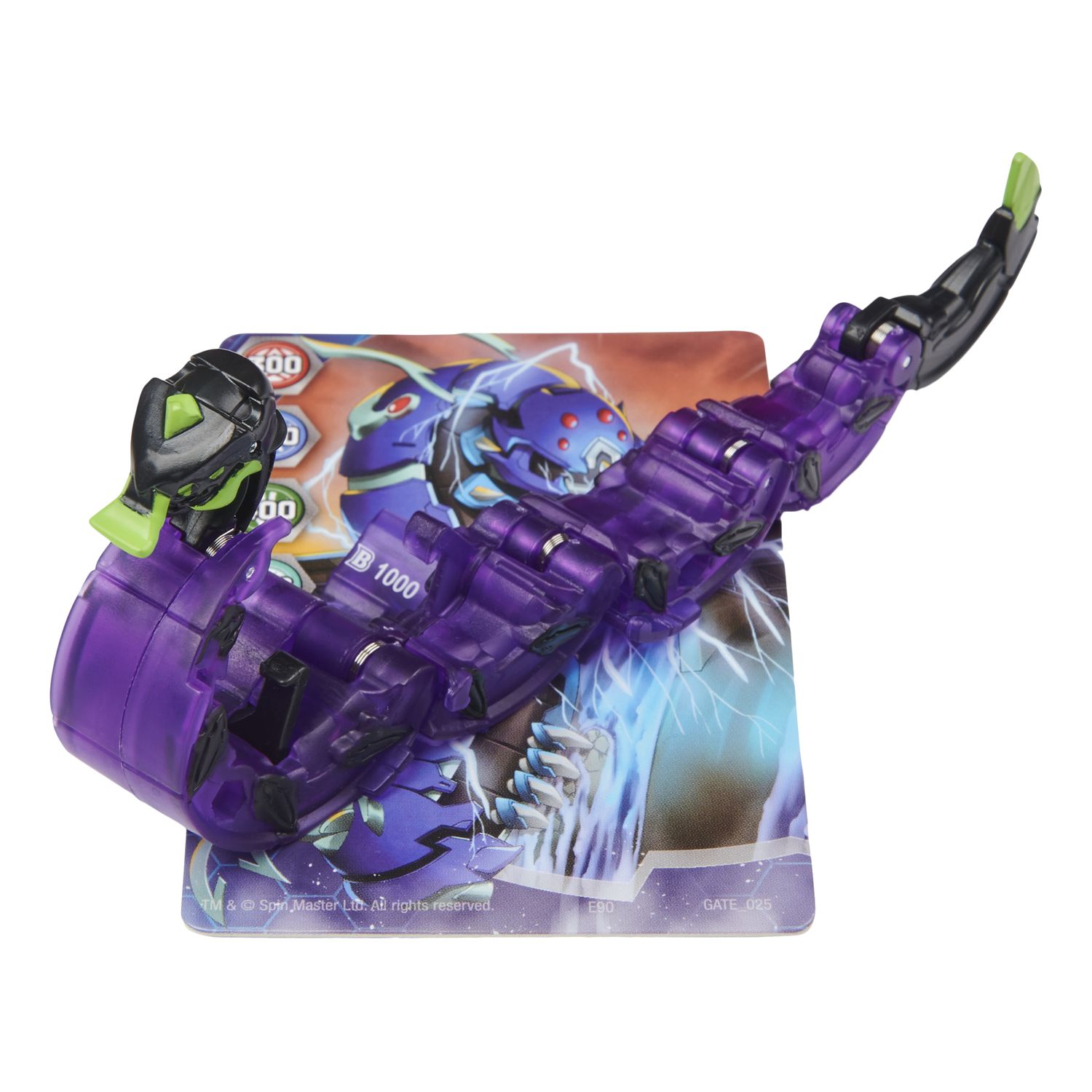 Фигурка-трансформер Bakugan Геоган S3 Mnst Centipede Black 6059850/20131250 - фото 3