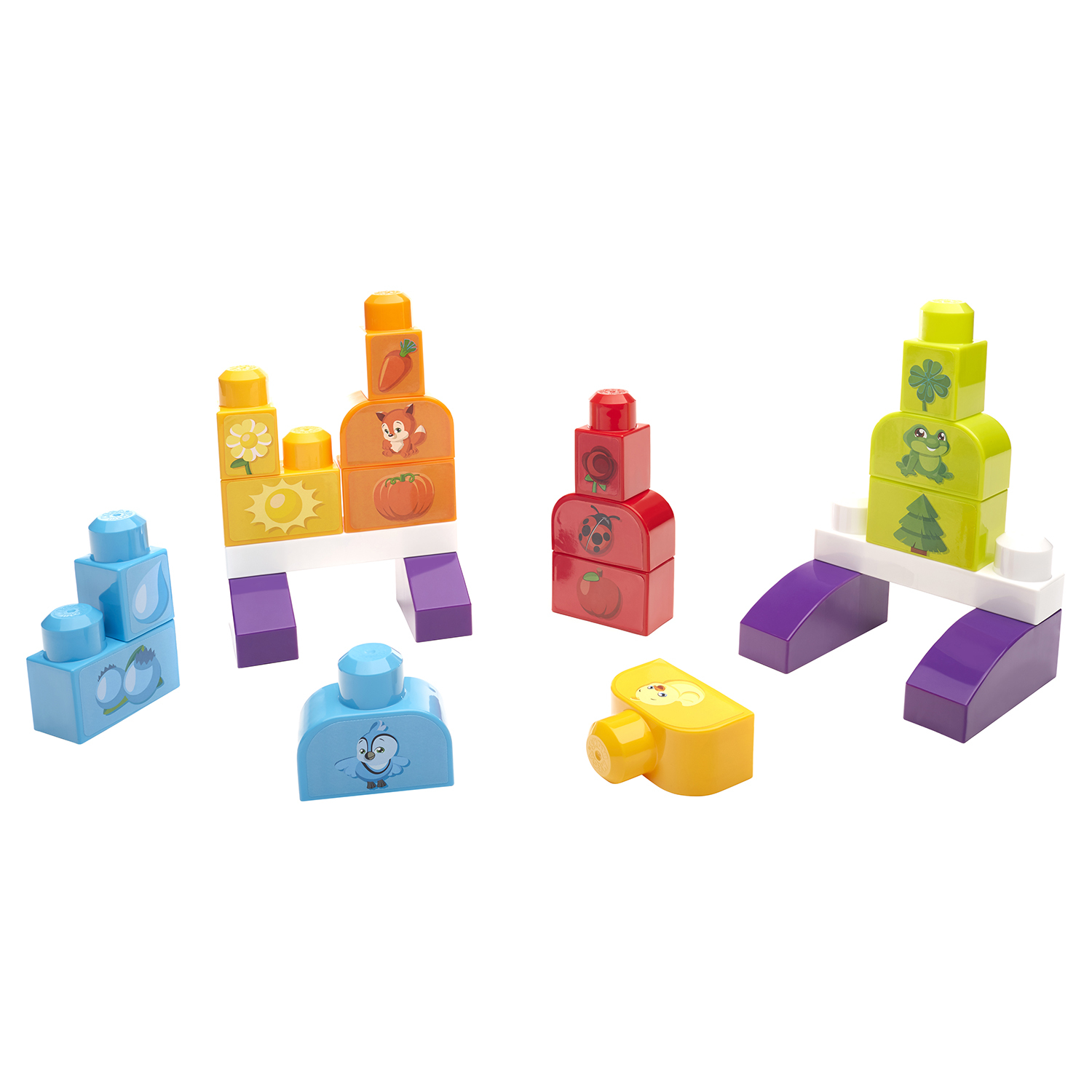 Конструктор Mega Bloks Изучаем цвета DHX33 - фото 8