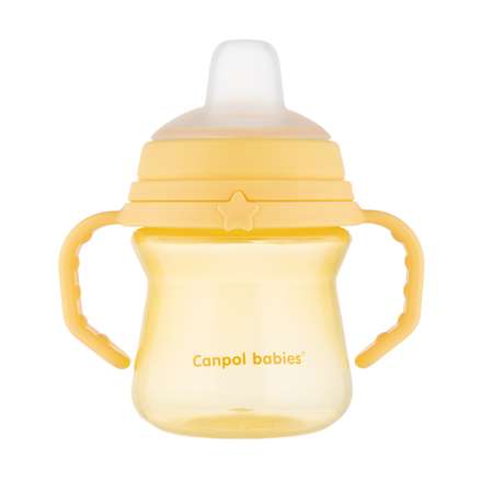 Поильник Canpol Babies First cup 150мл с 6месяцев Желтый