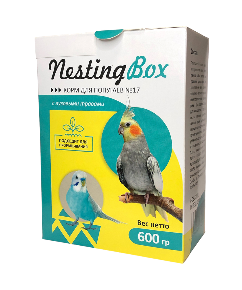 Корм Nestingbox для попугаев - фото 1