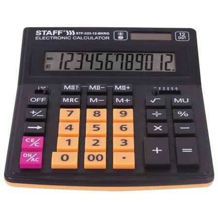 Калькулятор настольный Staff электронный 12 разрядов