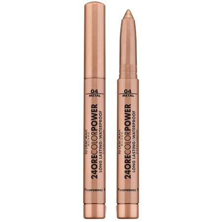 Тени карандаш Deborah Milano стойкие 24Ore Color Power Eyeshadow тон 04 тепло-коричневый 1.4 г