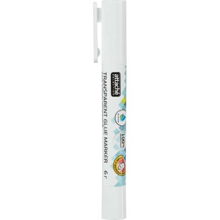 Клей-маркер Attache Selection 6 грамм в форме ручки прозрачный 5 шт