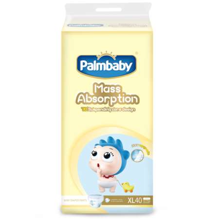 Трусики-подгузники Palmbaby Традиционные XL 12+ кг 40 шт