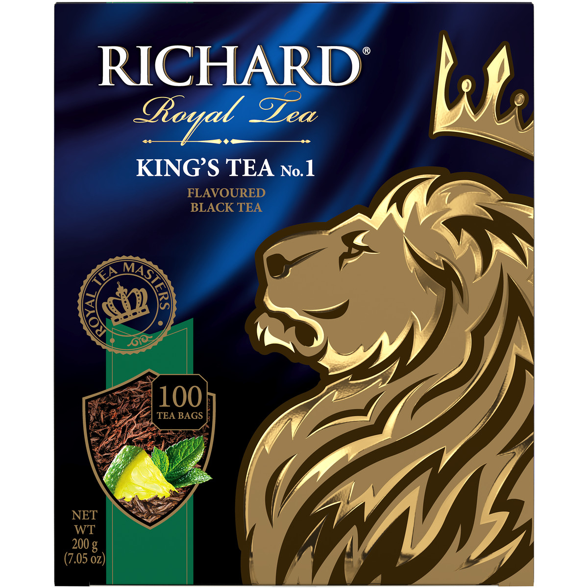 Чай черный Richard Kings Tea 100 пакетиков - фото 1
