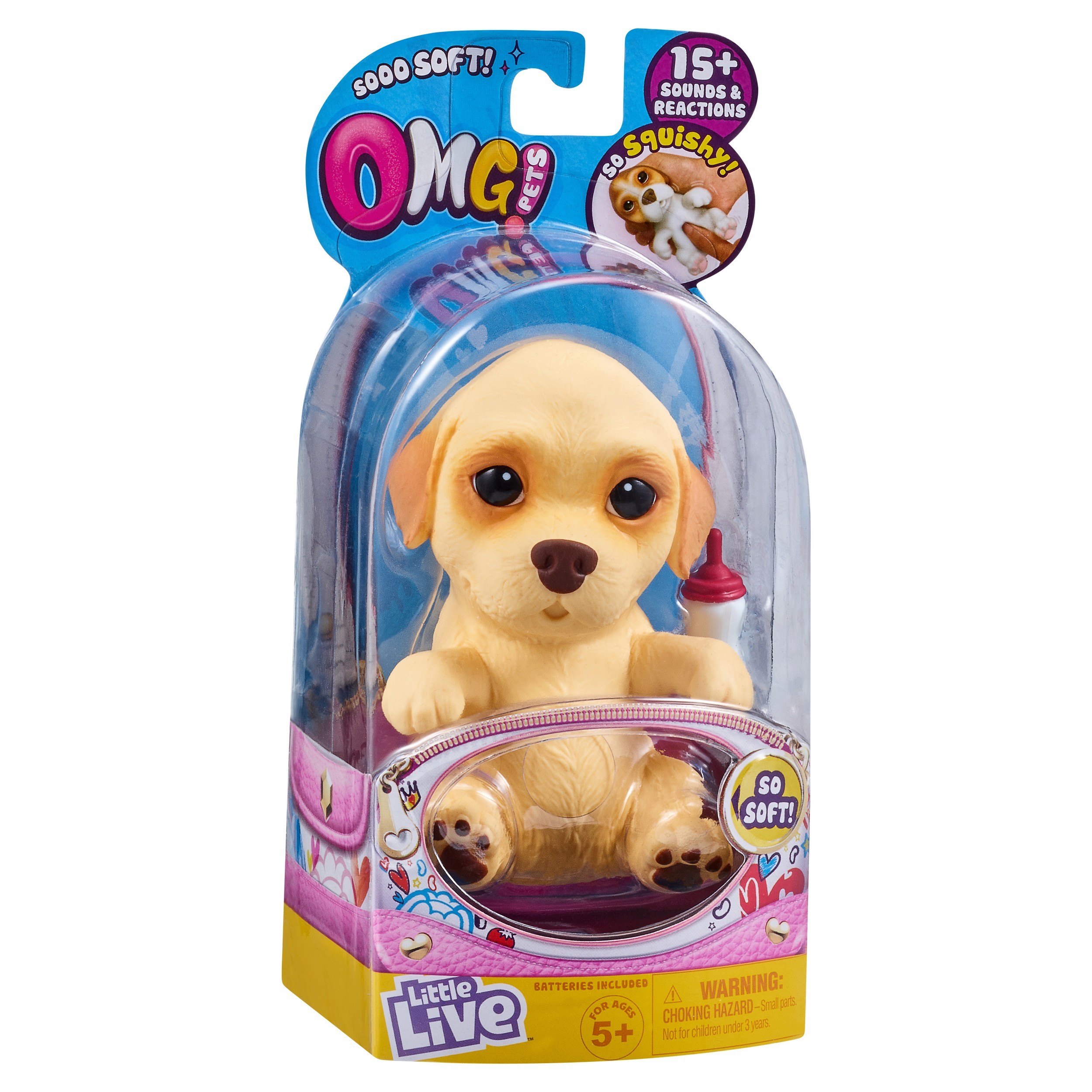 Игрушка Little Live Pets Cквиши-щенок Лабрадор 28920 купить по цене 999 ₽ в  интернет-магазине Детский мир