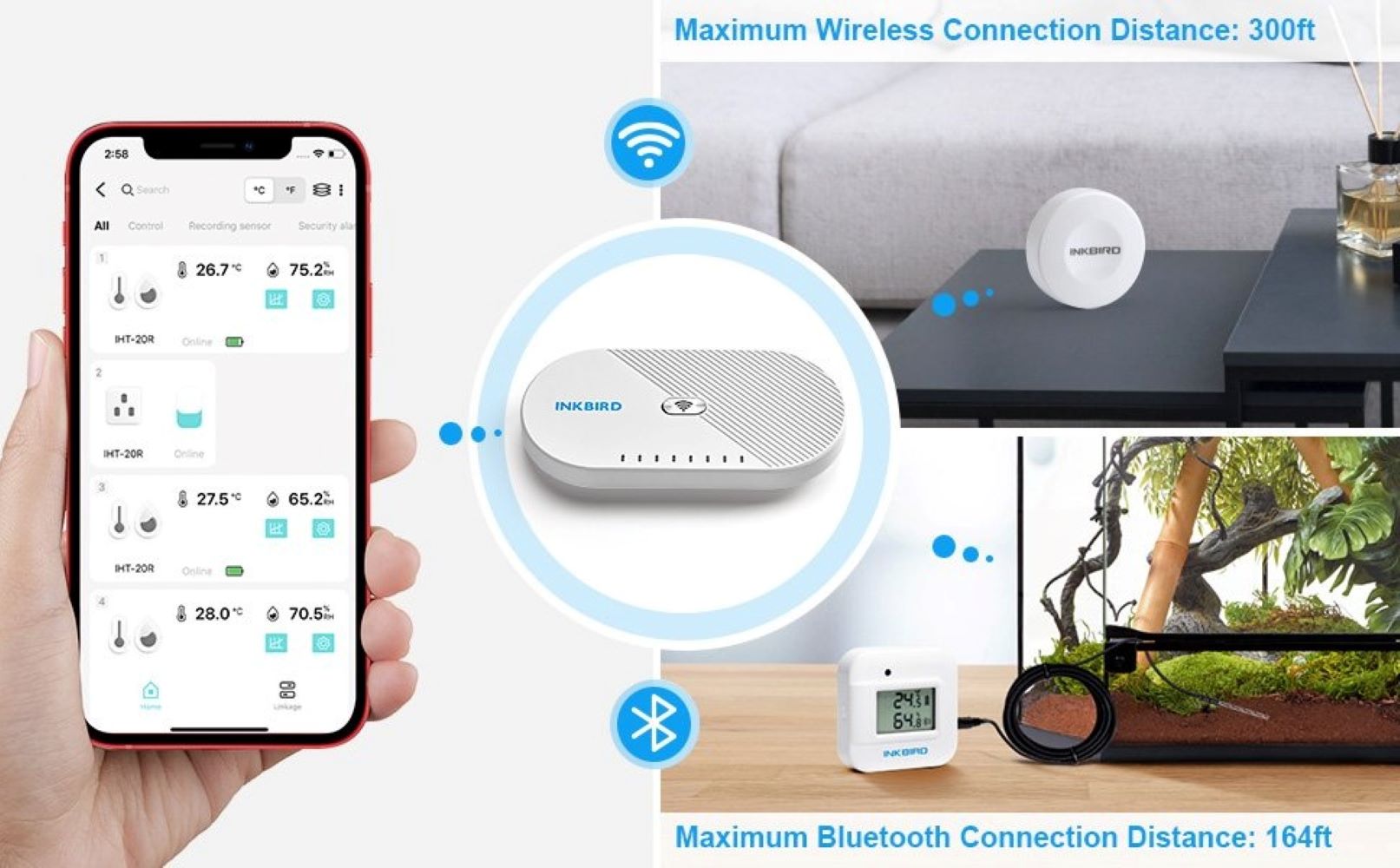 Wi-Fi шлюз INKBIRD IBS-M1 - фото 7