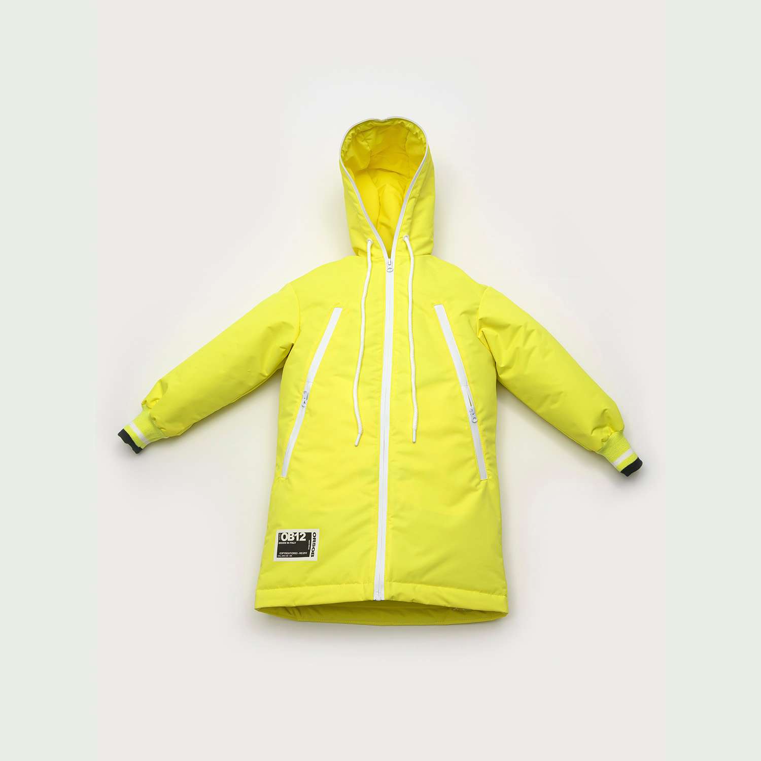 Куртка Orso Bianco OB21142-23_желтый неон - фото 7