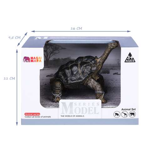 Игрушка фигурка Masai Mara Звездчатая черепаха Мир диких животных MM218-372