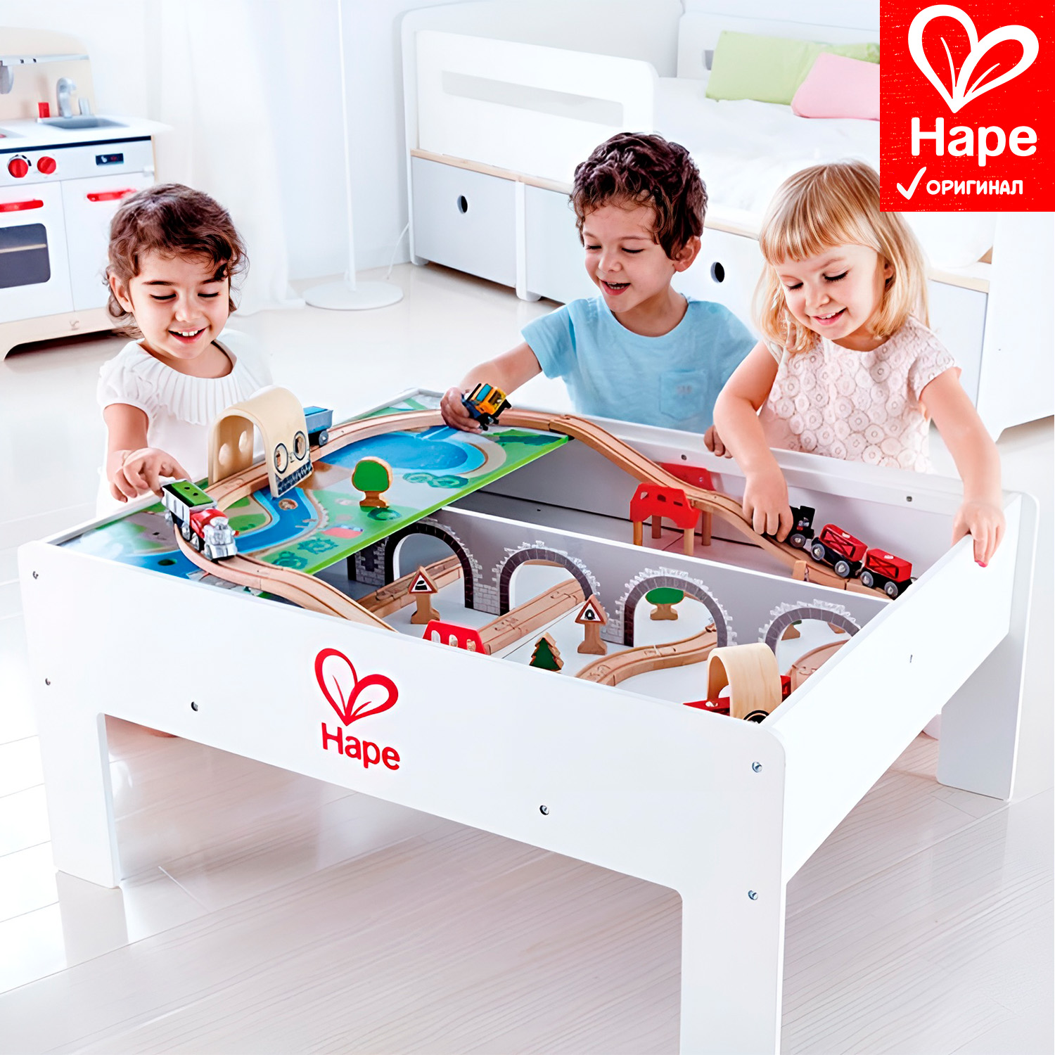 Развивающая железная дорога Hape E3714_HP - фото 1