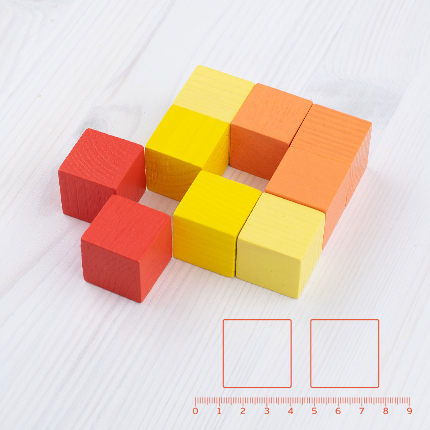 Кубики Томик развивающие Мини 9 шт. 1-43 - фото 7