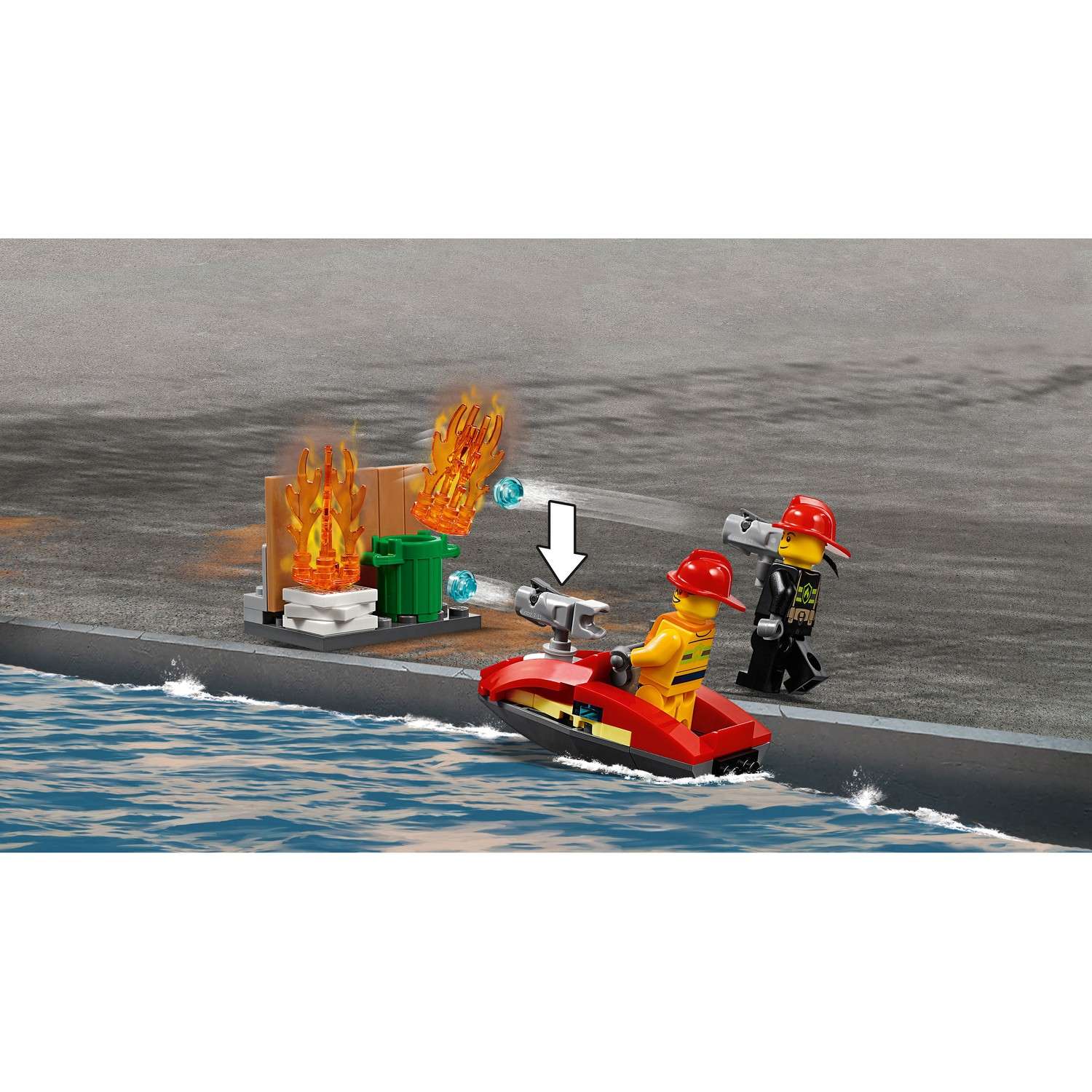 Конструктор LEGO City Fire Пожарное депо 60215 - фото 10