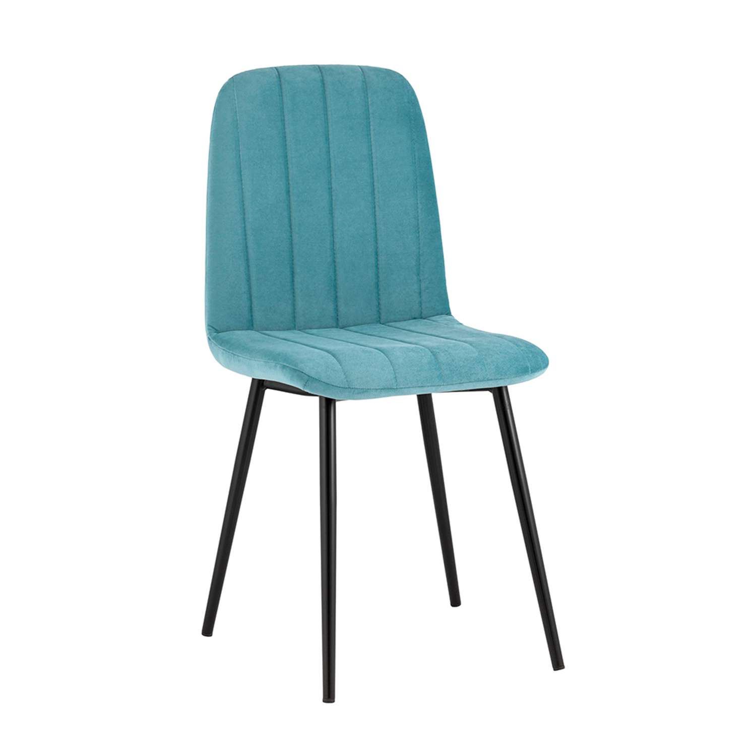 Комплект стульев Фабрикант 4 шт Easy велюр пыльно-голубой - фото 2