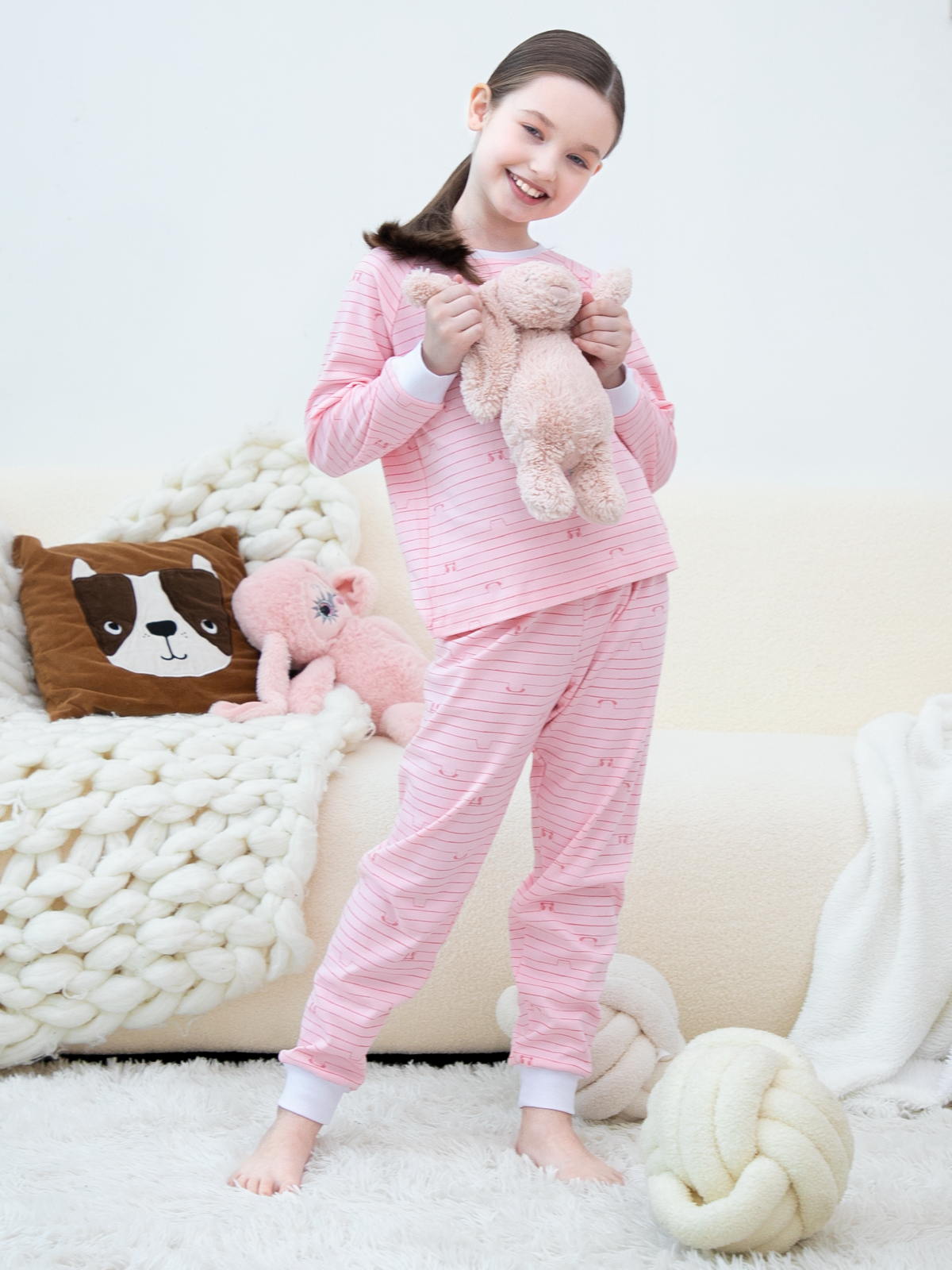 Пижама RttKids Turin/Winner-girl-rose-line-animals - фото 2