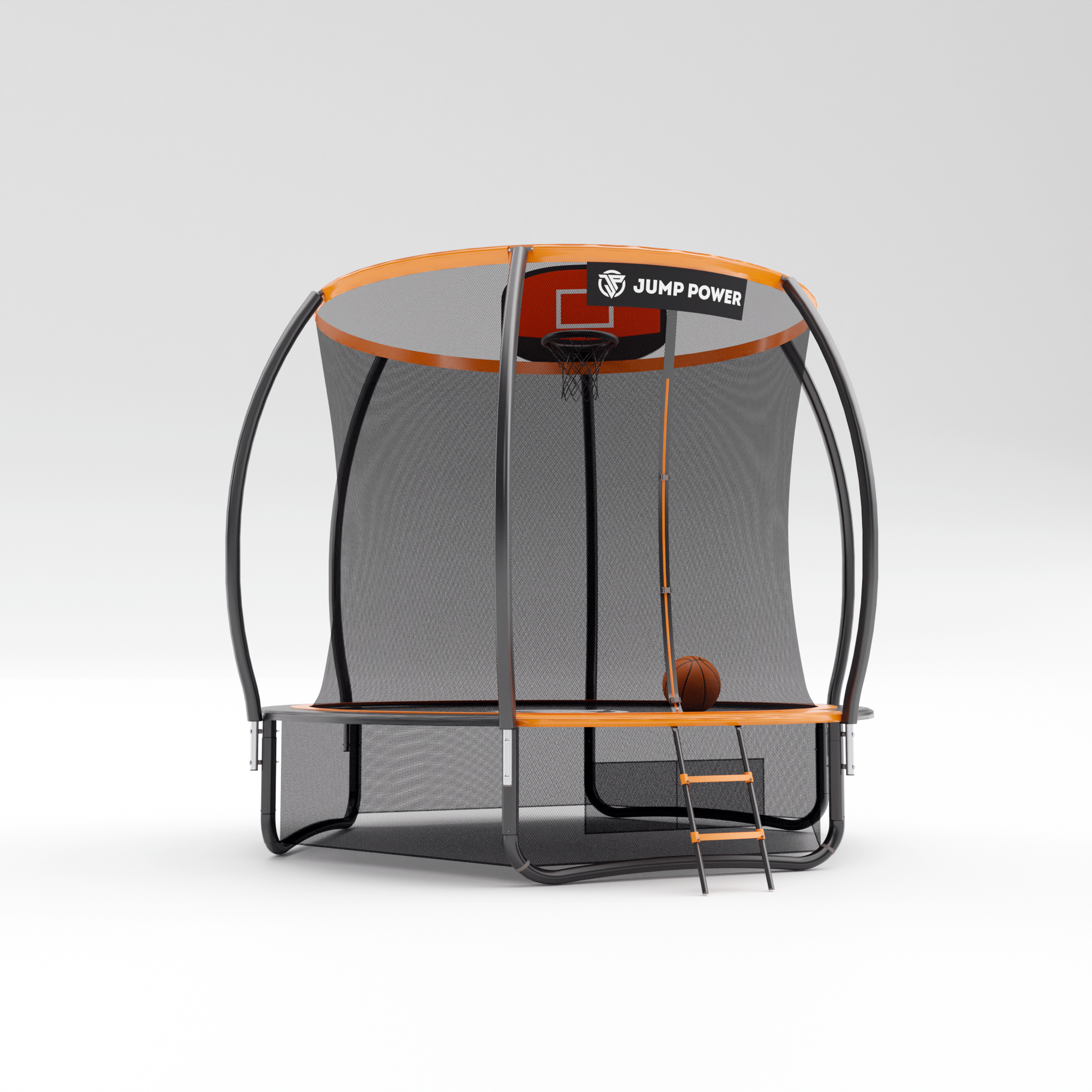 Батут Jump Power Pro Inside Basket Orange - фото 3