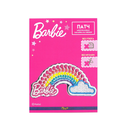 Наклейка-патч для одежды PrioritY Барби радуга