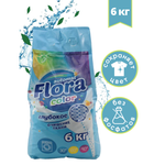 Стиральный порошок Flora 6000 гр Колор