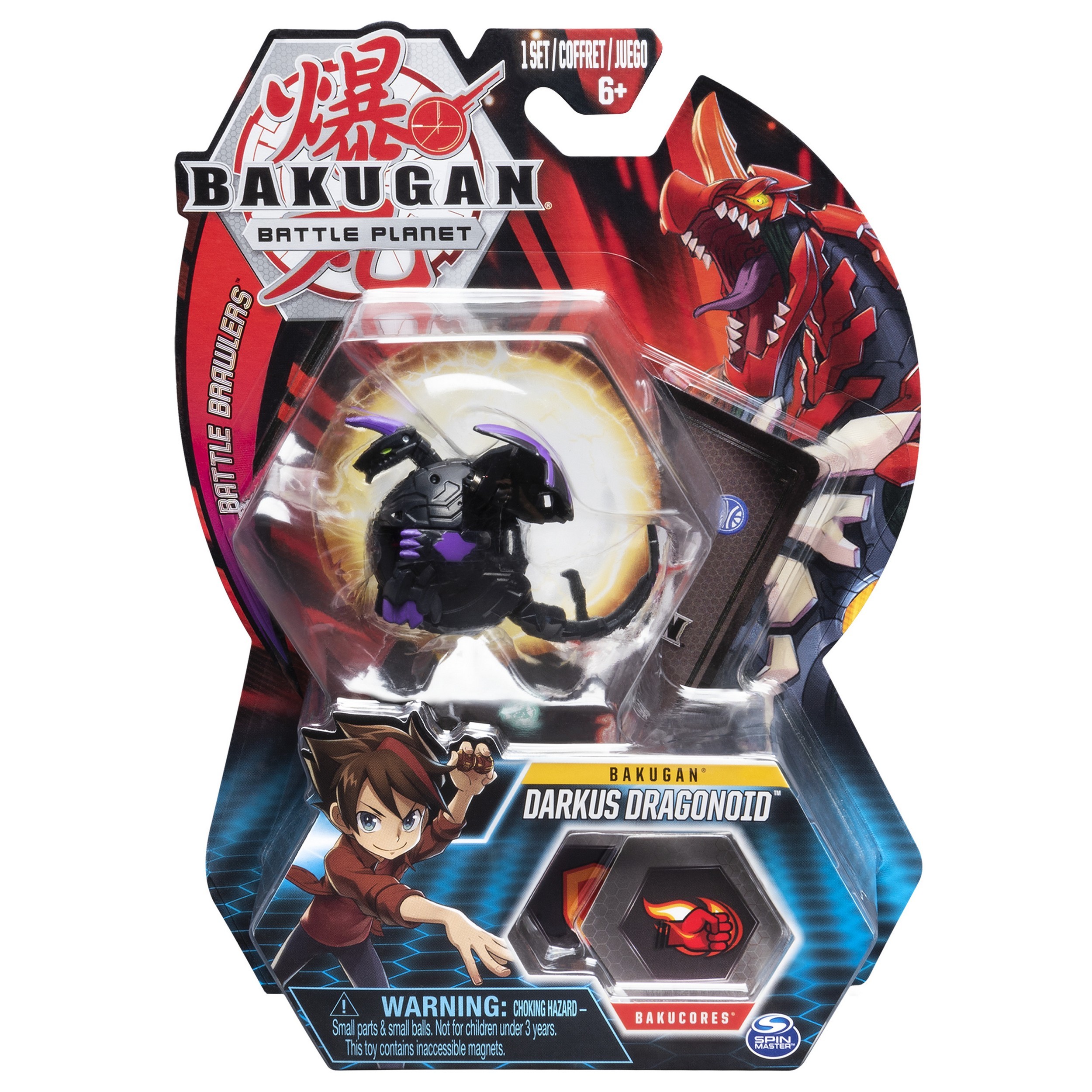 Фигурка-трансформер Bakugan Dragonoid Black 6045148/20107951 - фото 2