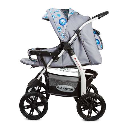 Коляска трансформер Babyton Melly Grey-Blue