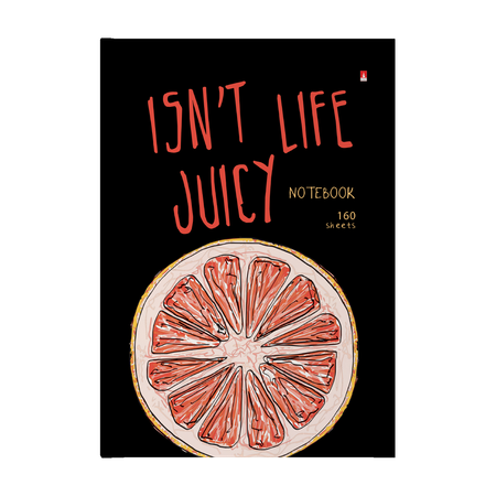 Блокнот АЛЬТ Juicy Life. Гранат А4 200х290 мм клетка 160 листов