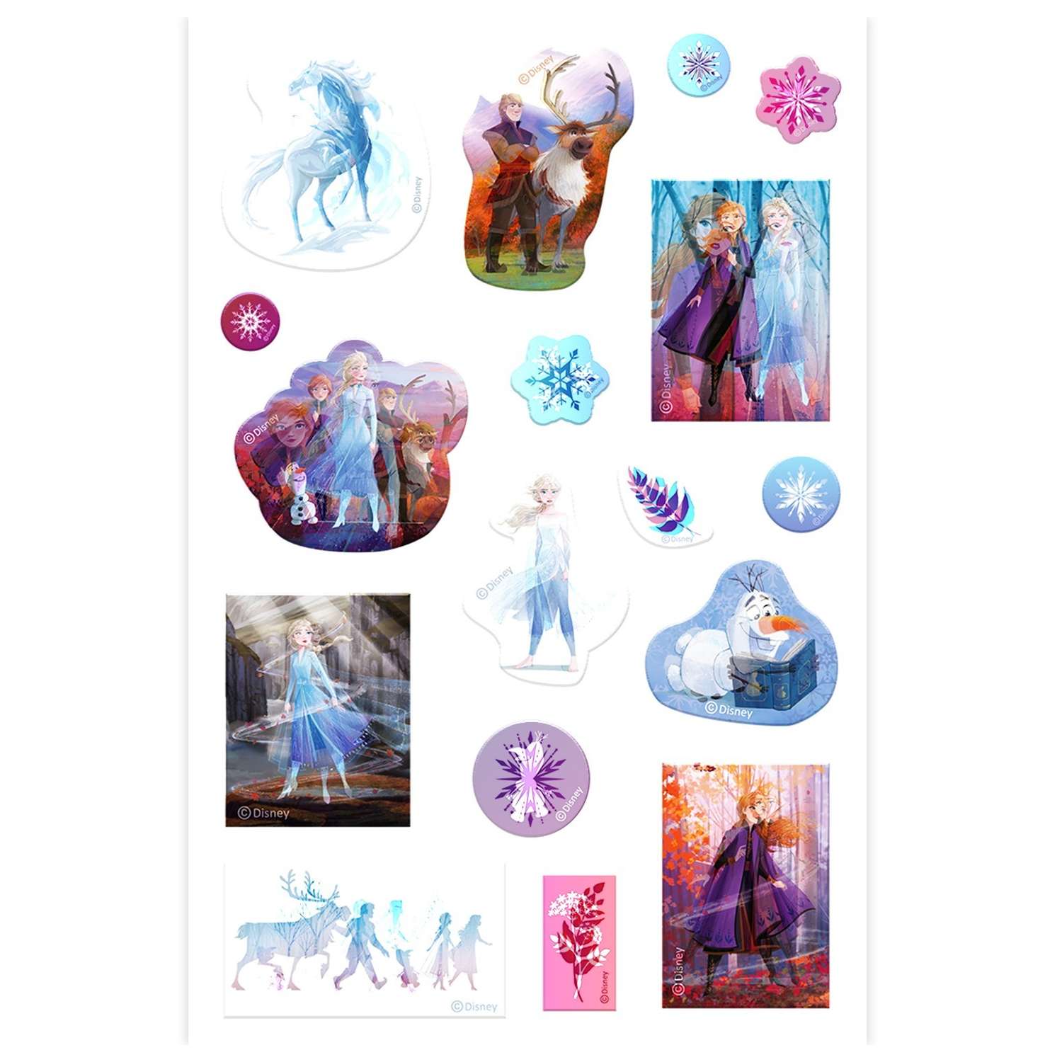 Наклейка декоративная Disney лицензионная Холодное сердце-2 3D 2 95*185 68753 - фото 2