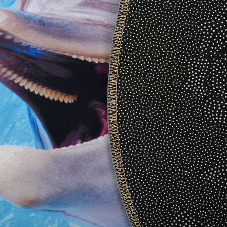 Коврик влаговпитывающий Vortex Velur SPA D 60 см круглый Дельфин