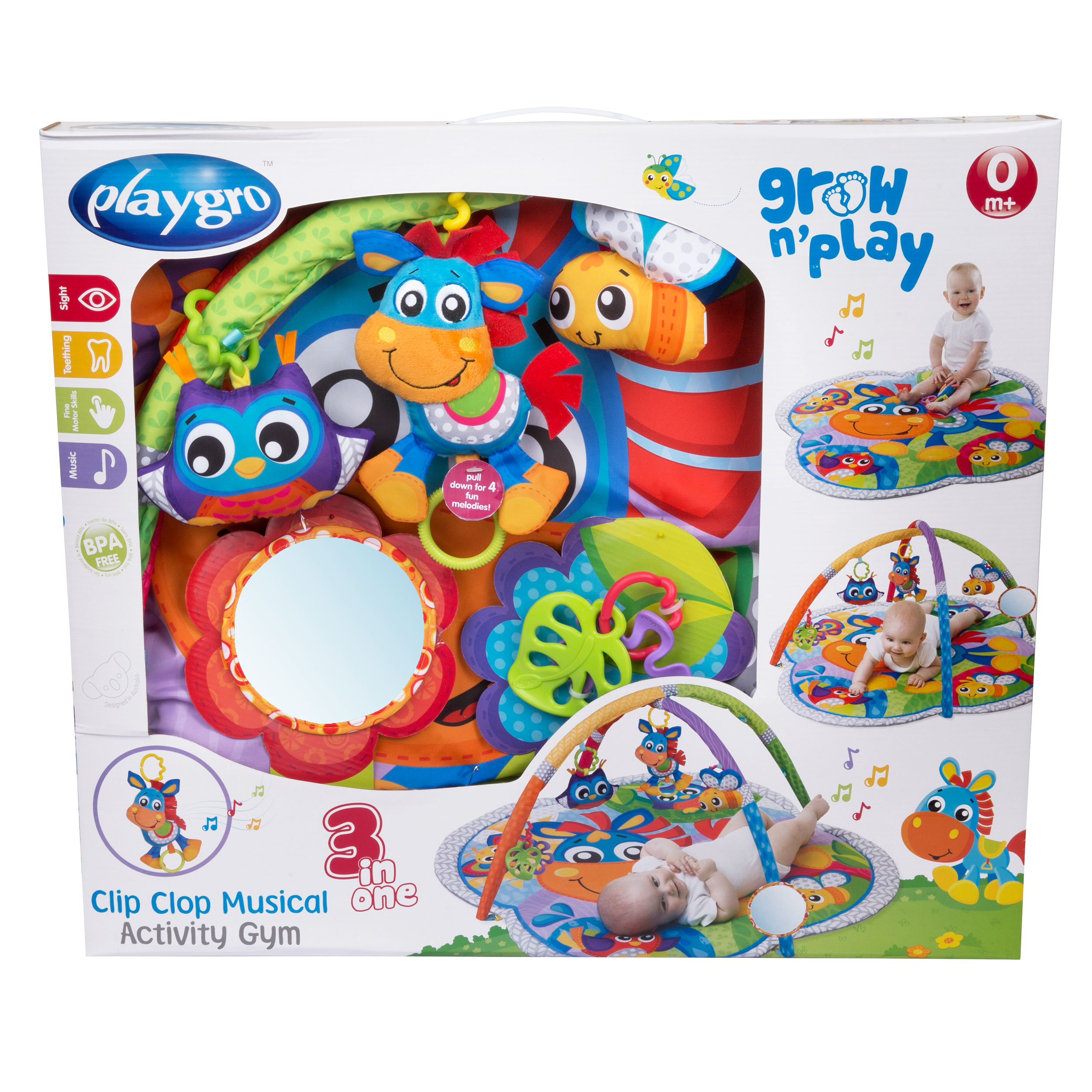 Активный центр Playgro Ослик 0186991 - фото 2