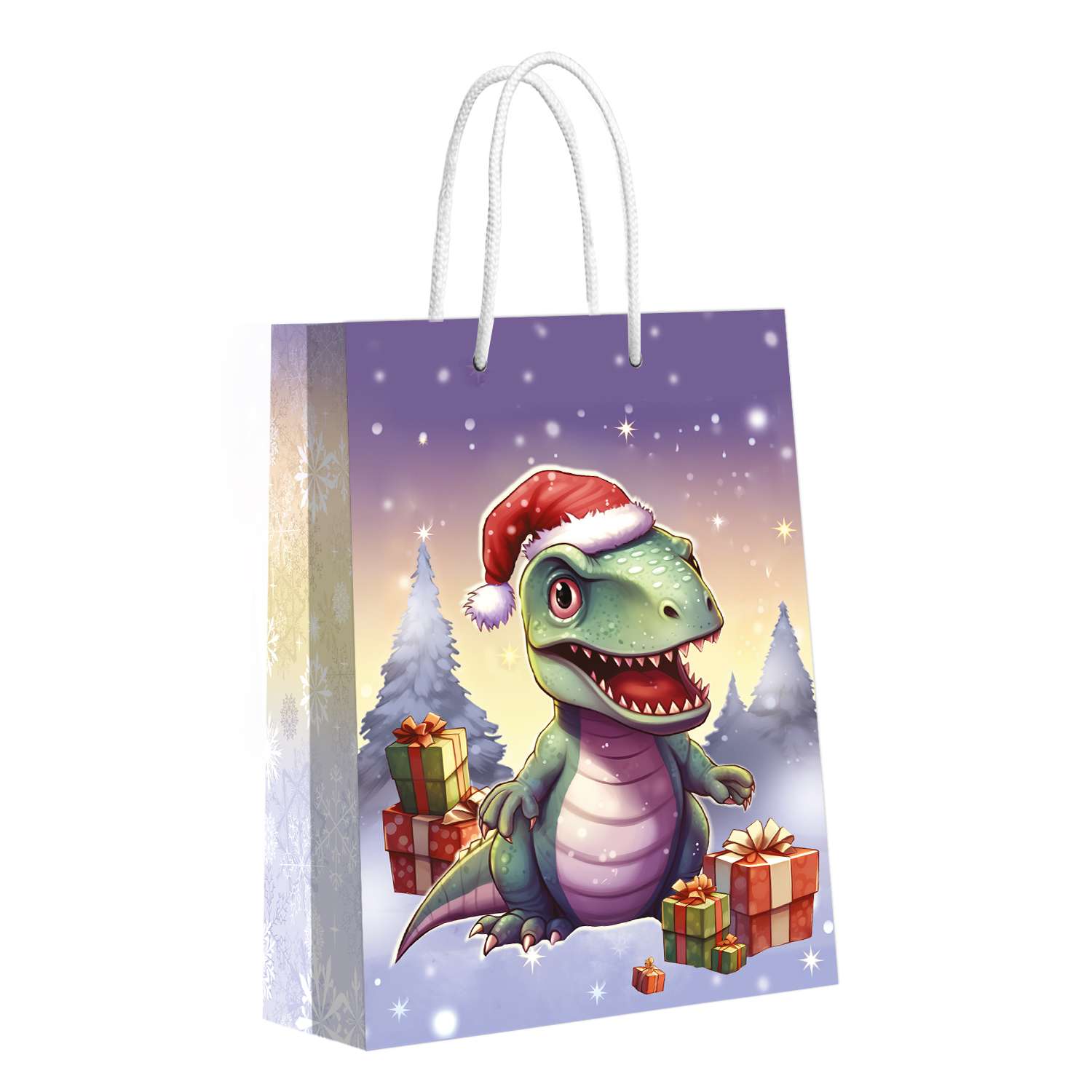 Пакет подарочный ND Play Динозаврик с подарками 22*31*10 см - фото 3