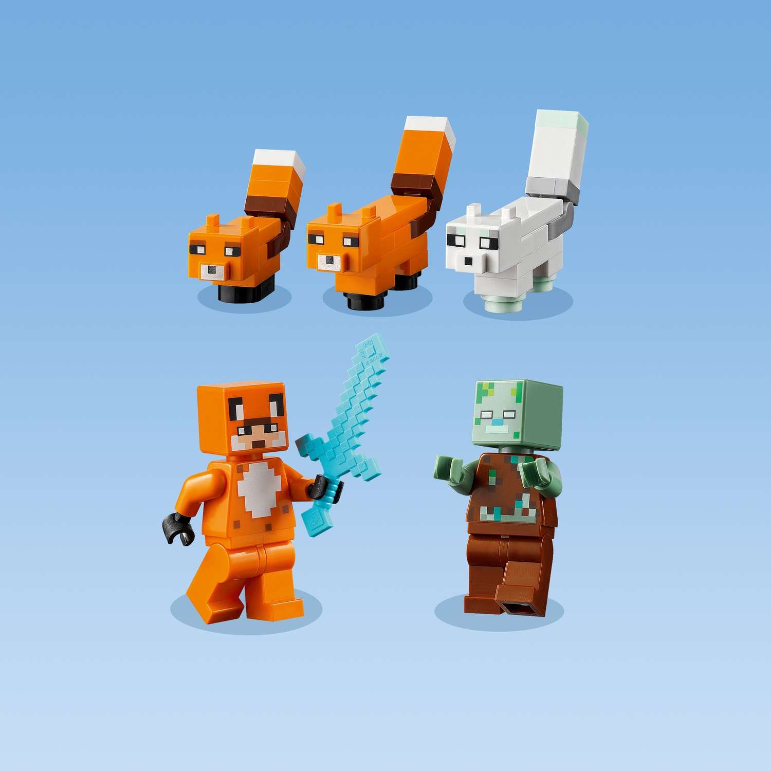 Конструктор LEGO Minecraft Лисья хижина 21178 - фото 4