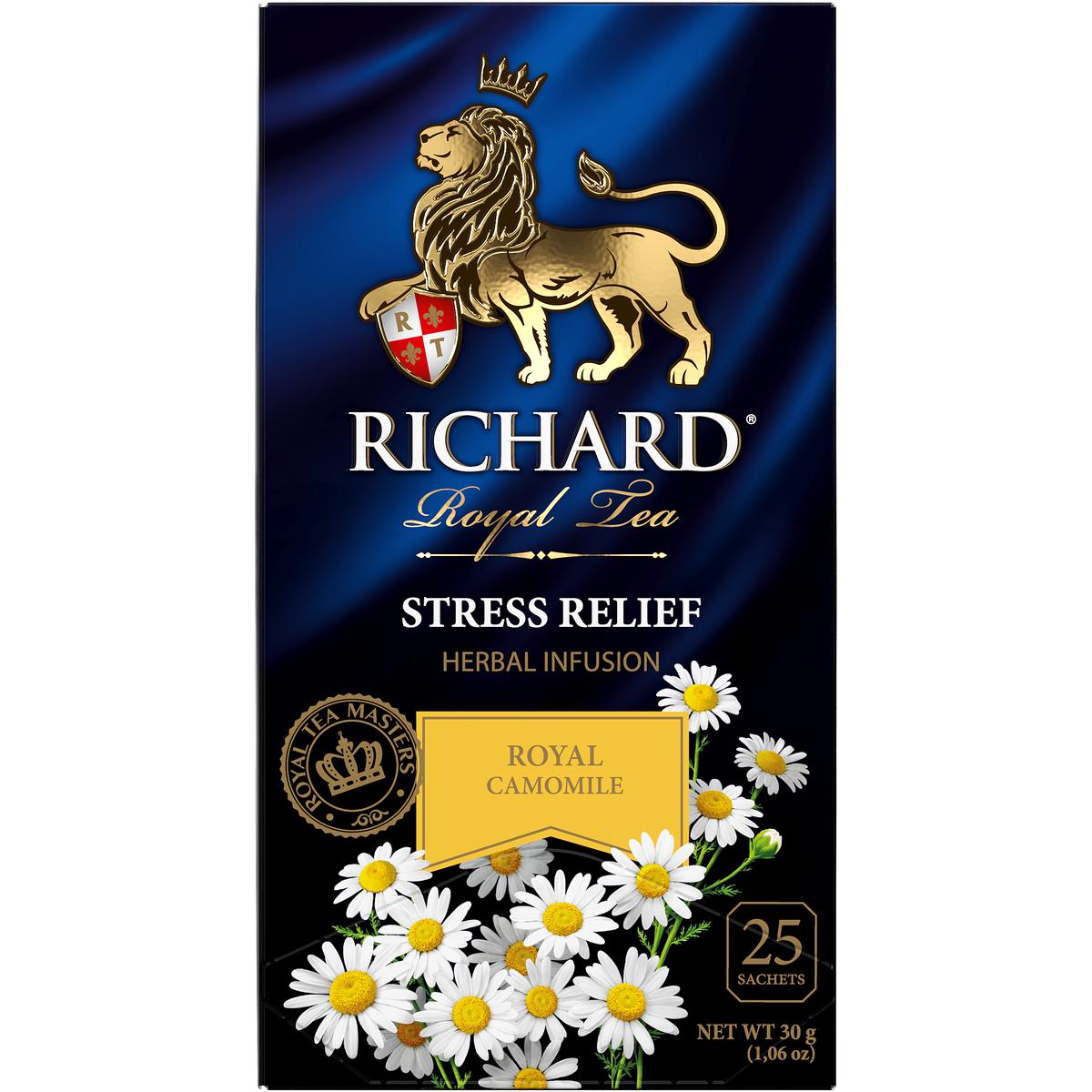 Чайный напиток Richard Royal Camomile Stress Relief 25 пакетиков - фото 1