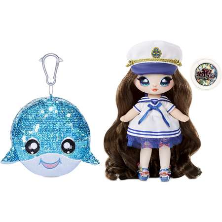 Игровой набор с куклой Na! Na! Na! Surprise Sparkle 1 серия Sailor Blu якорь 573753