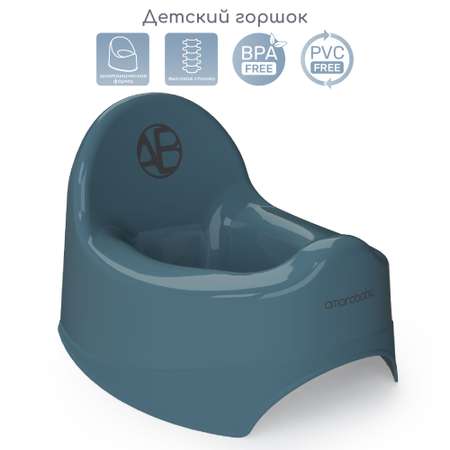 Горшок детский AmaroBaby Elect бирюзовый