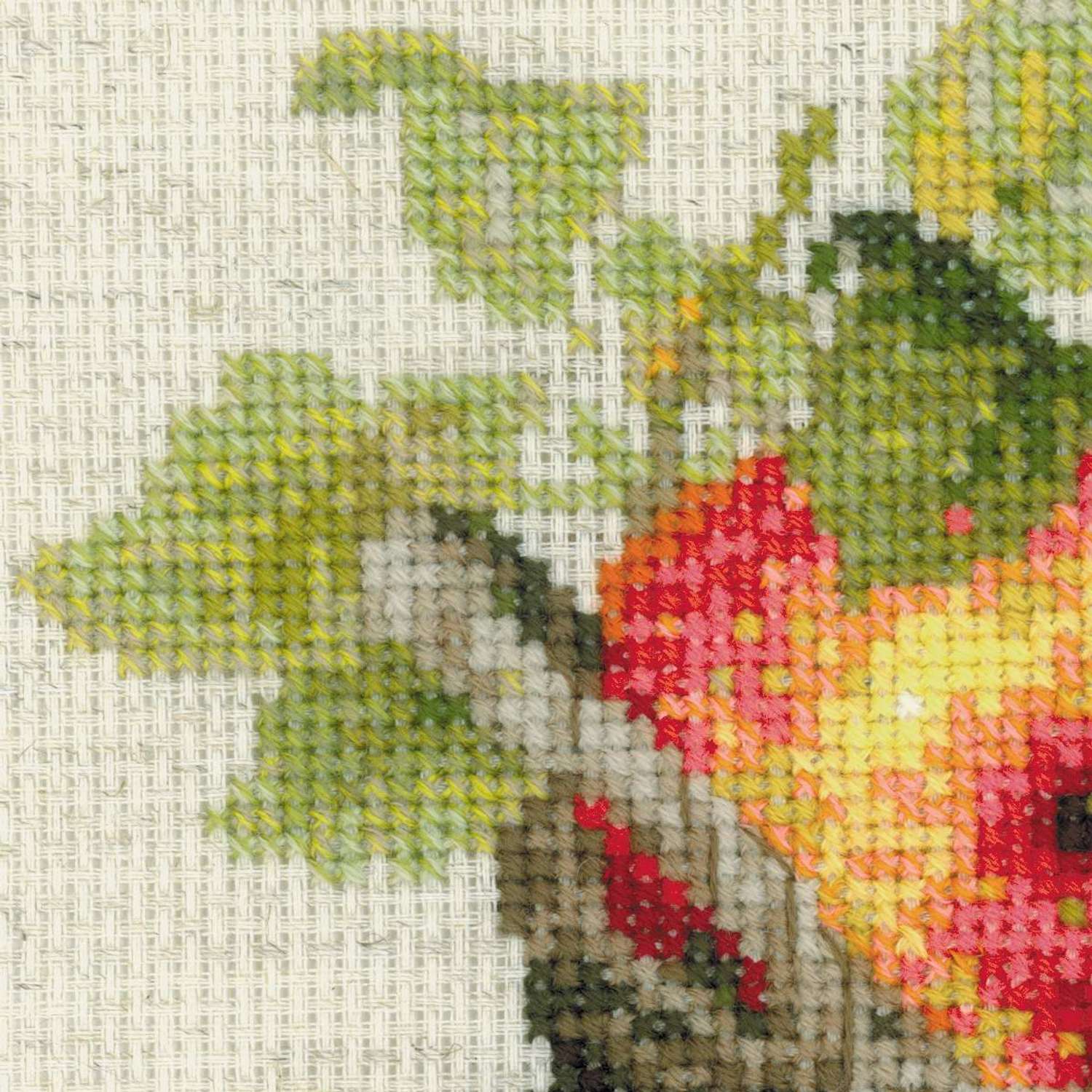 Набор для вышивания Риолис крестом 1450 Спелые яблоки 30х30см - фото 2