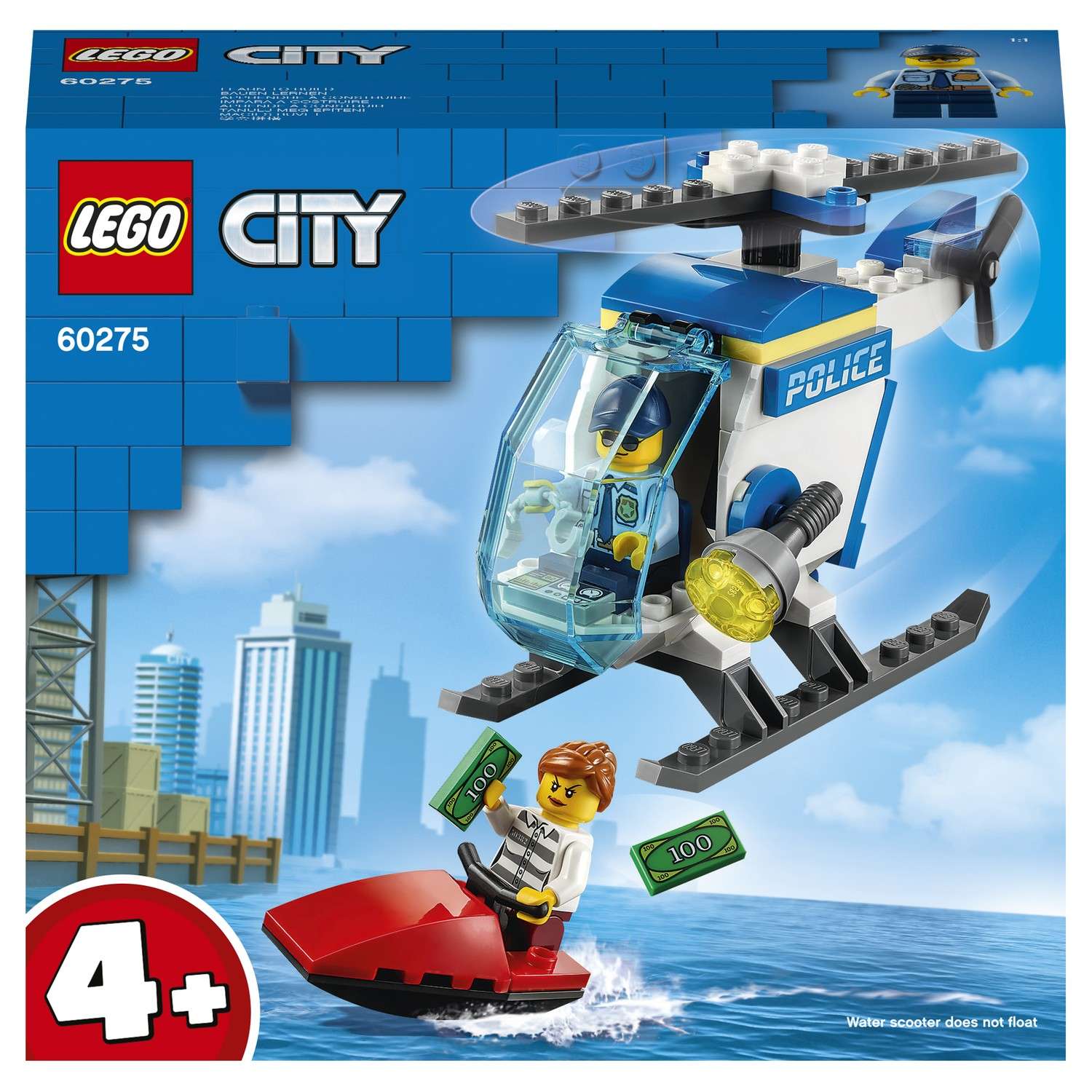 Конструктор LEGO City Police Полицейский вертолёт 60275 - фото 2